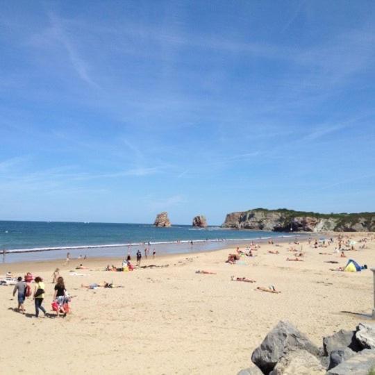 Kukulumera Beach-Plage-Playa Lägenhet Hendaye Exteriör bild